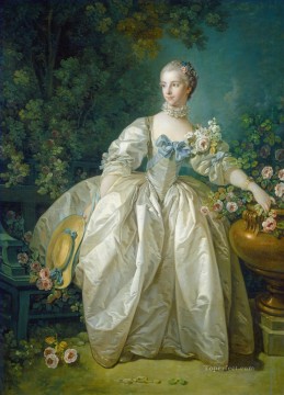  Boucher Oil Painting - Madame Bergeret Francois Boucher